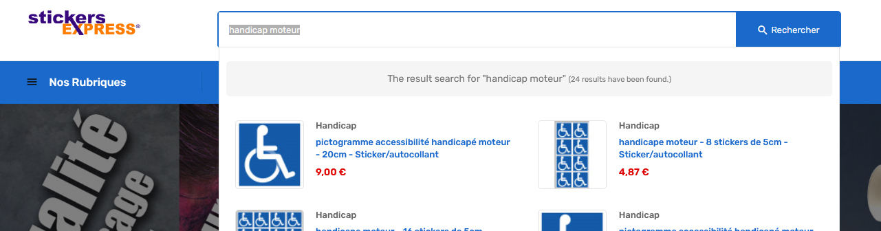 Pictogramme, Panneau Conducteur Handicapé, Pictogrammes, Panneaux